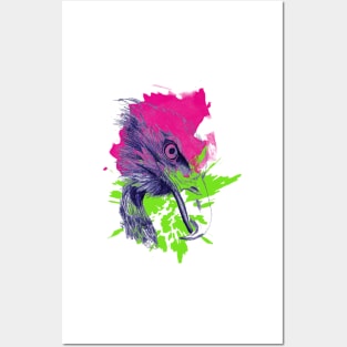 Colorfull eagle - Bird portrait artwork Posters and Art